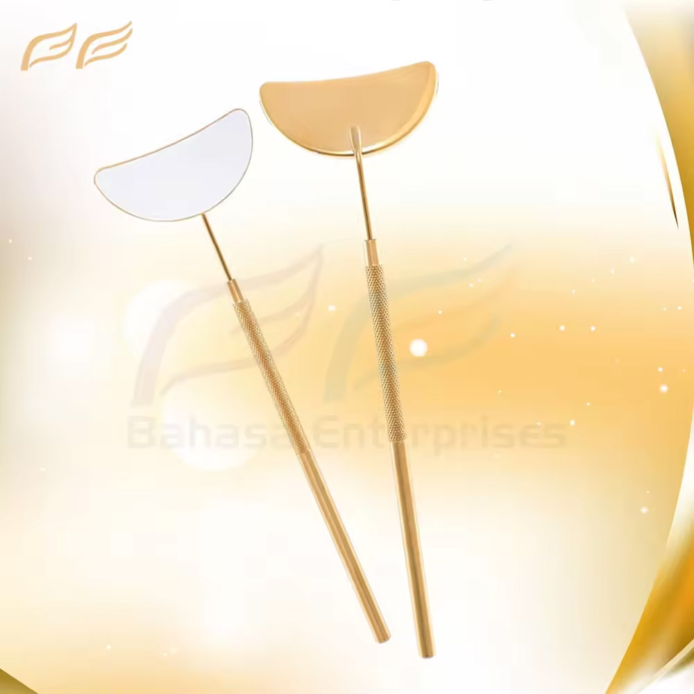 Gold Half Moon Eyelash Mirror