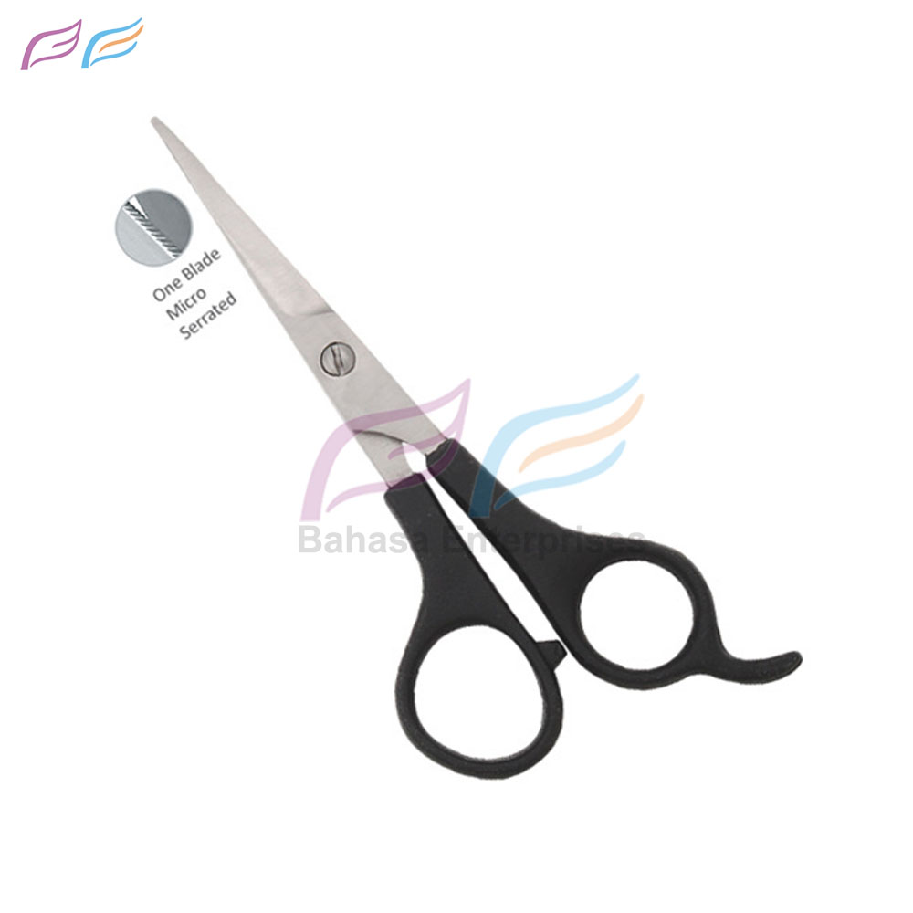 Barber Scissor with Plastic Handle