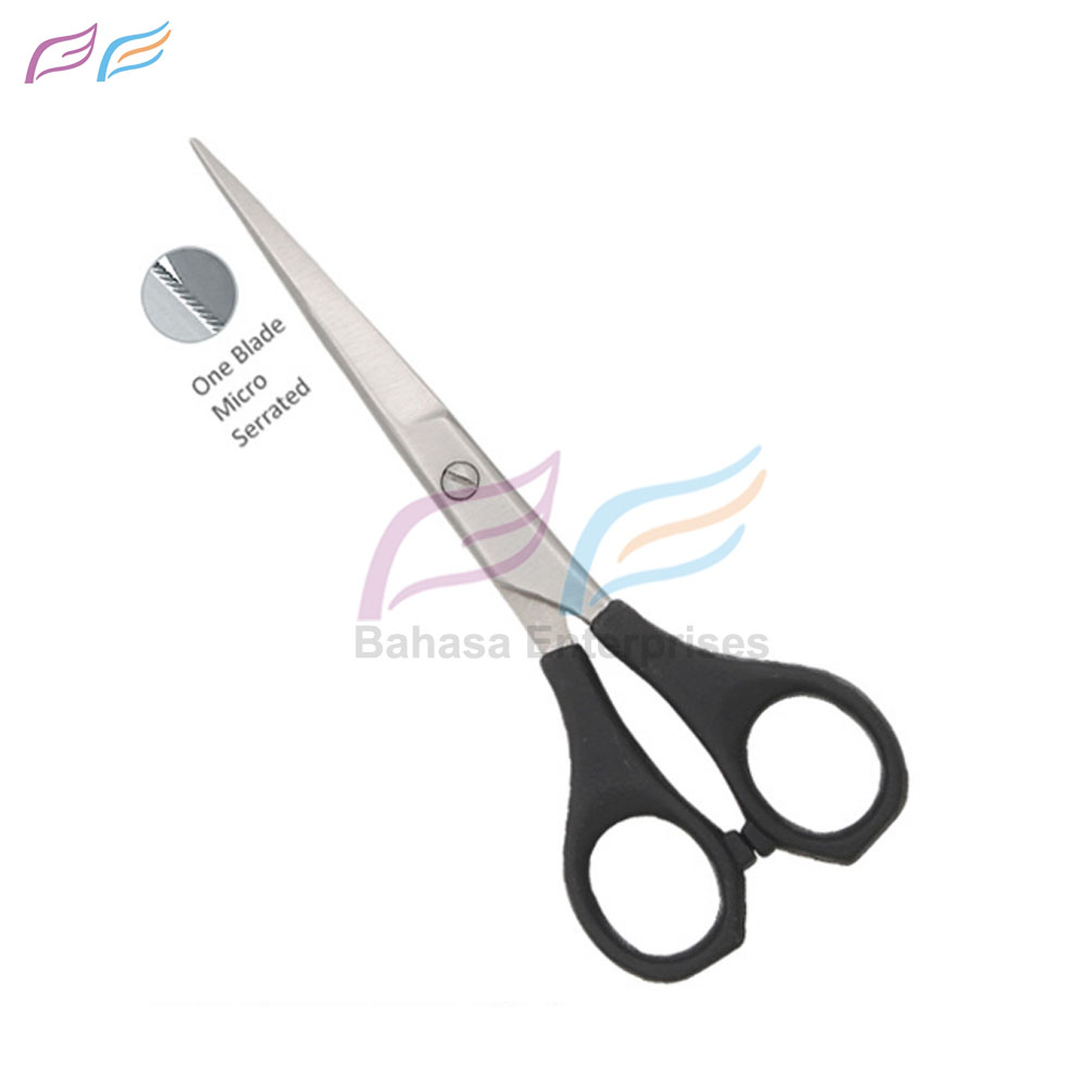 Barber Scissor with Plastic Handle