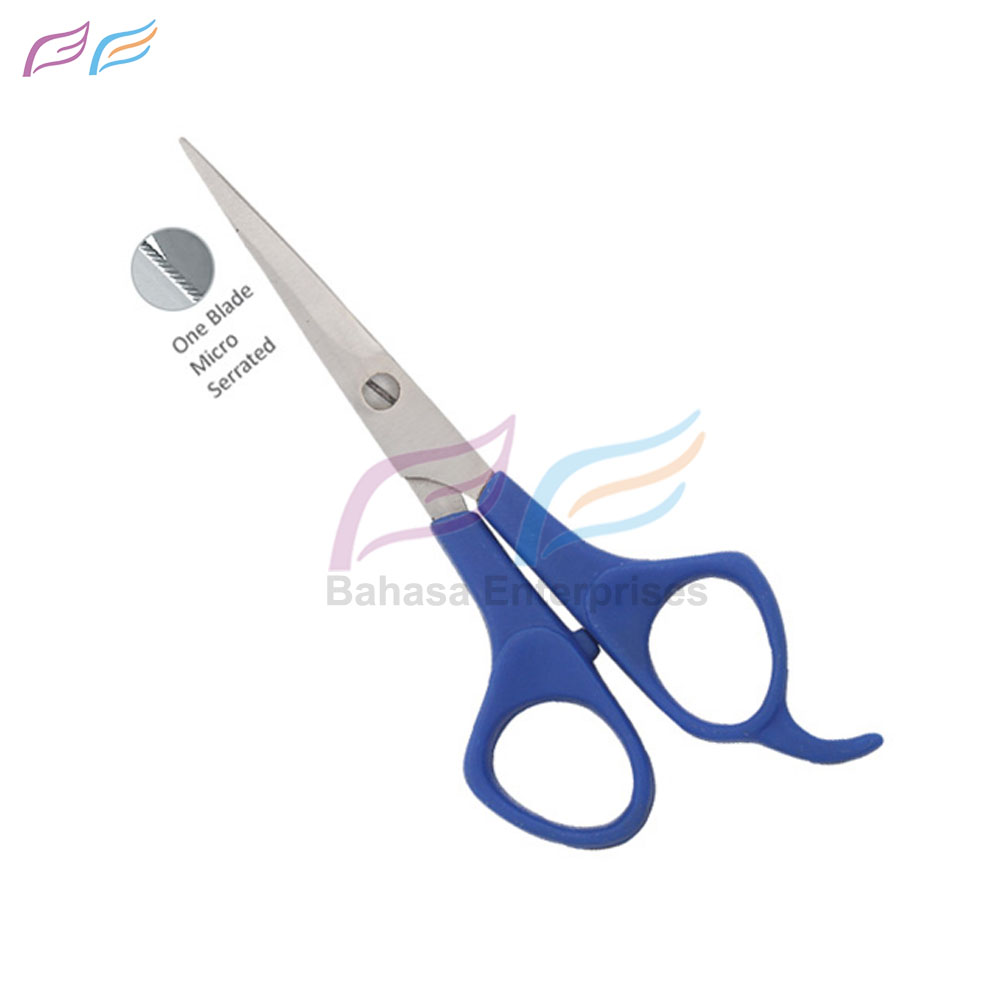 Barber Scissor with Plastic Handle