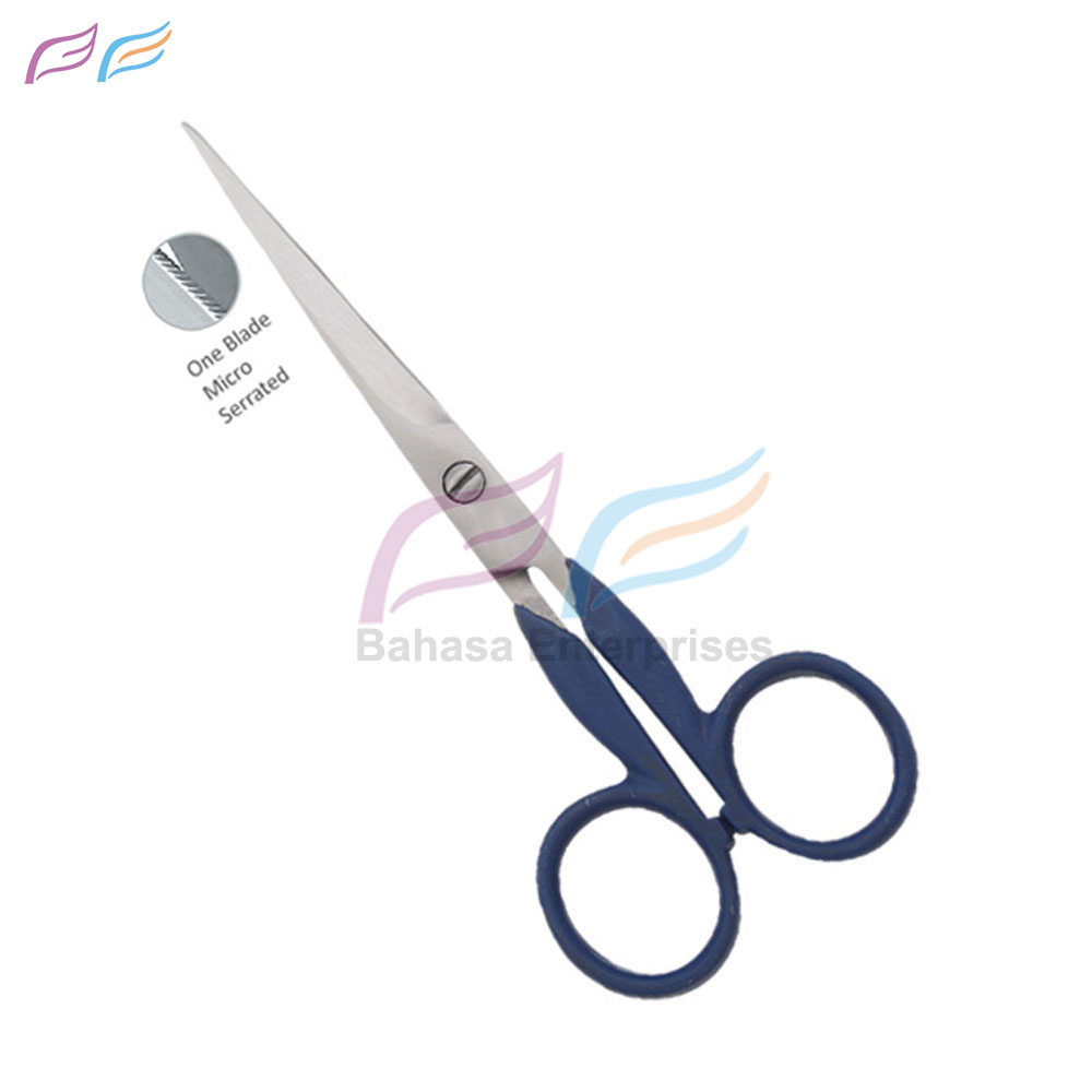 Barber Scissor with Plastic Handle