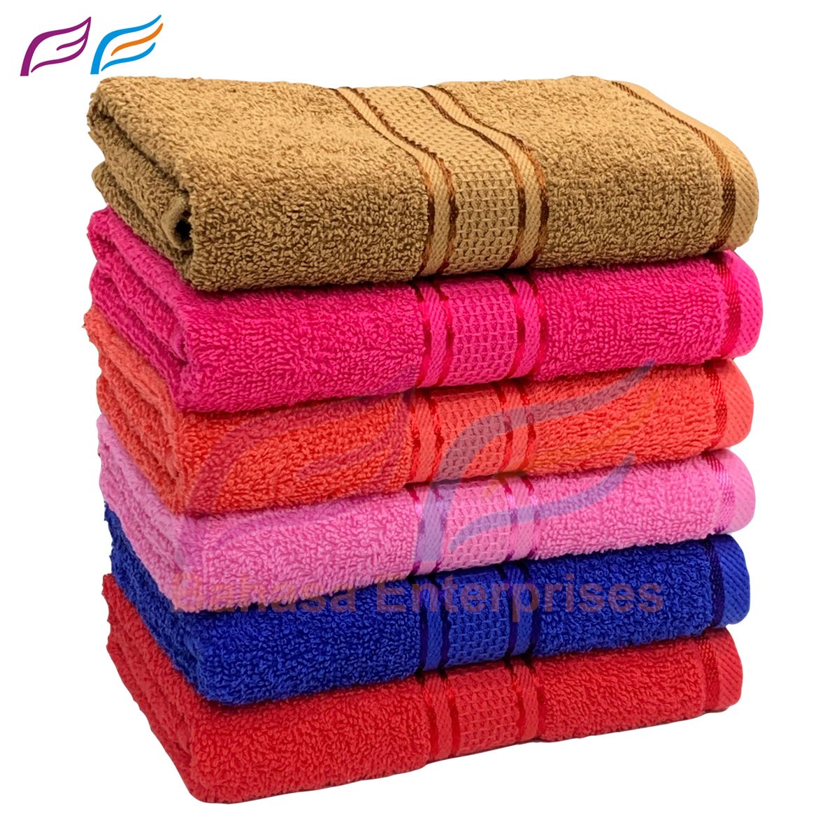 Multicolor Soft Cotton Hand Towels