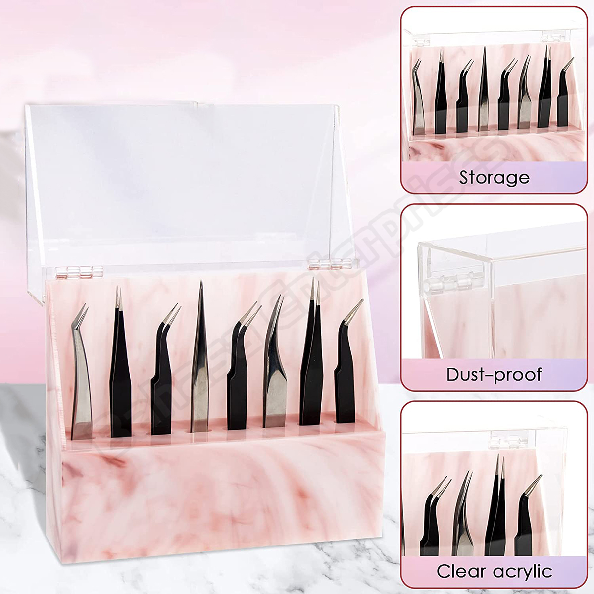 Moon Shape Tweezers Stand