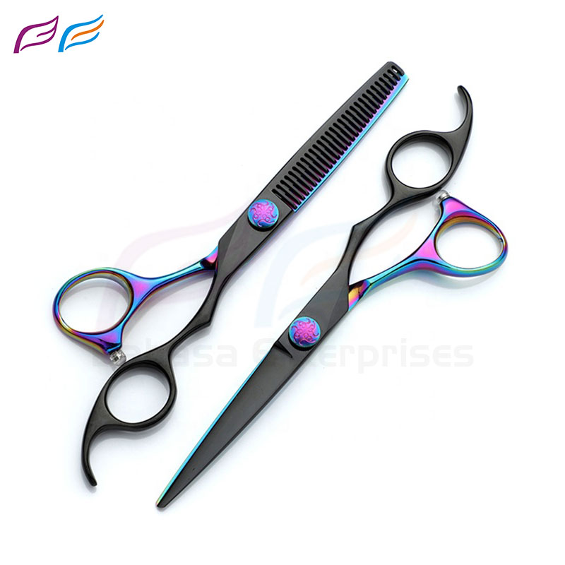 Rainbow Black Shears Set