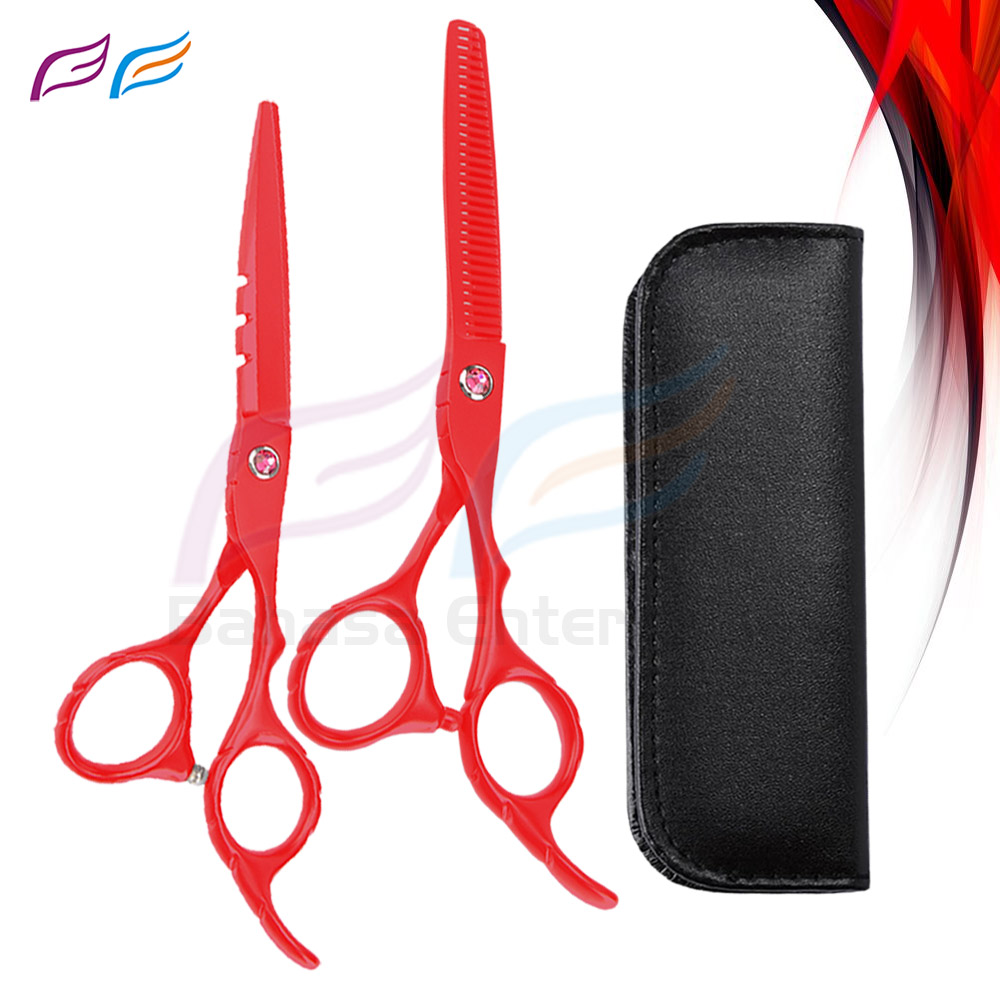 Red Color Shears Set