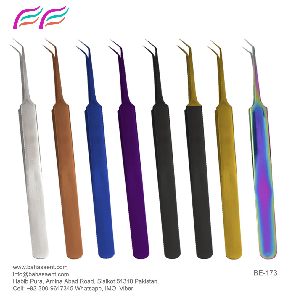 DM 45 Degree Eyelash Tweezers